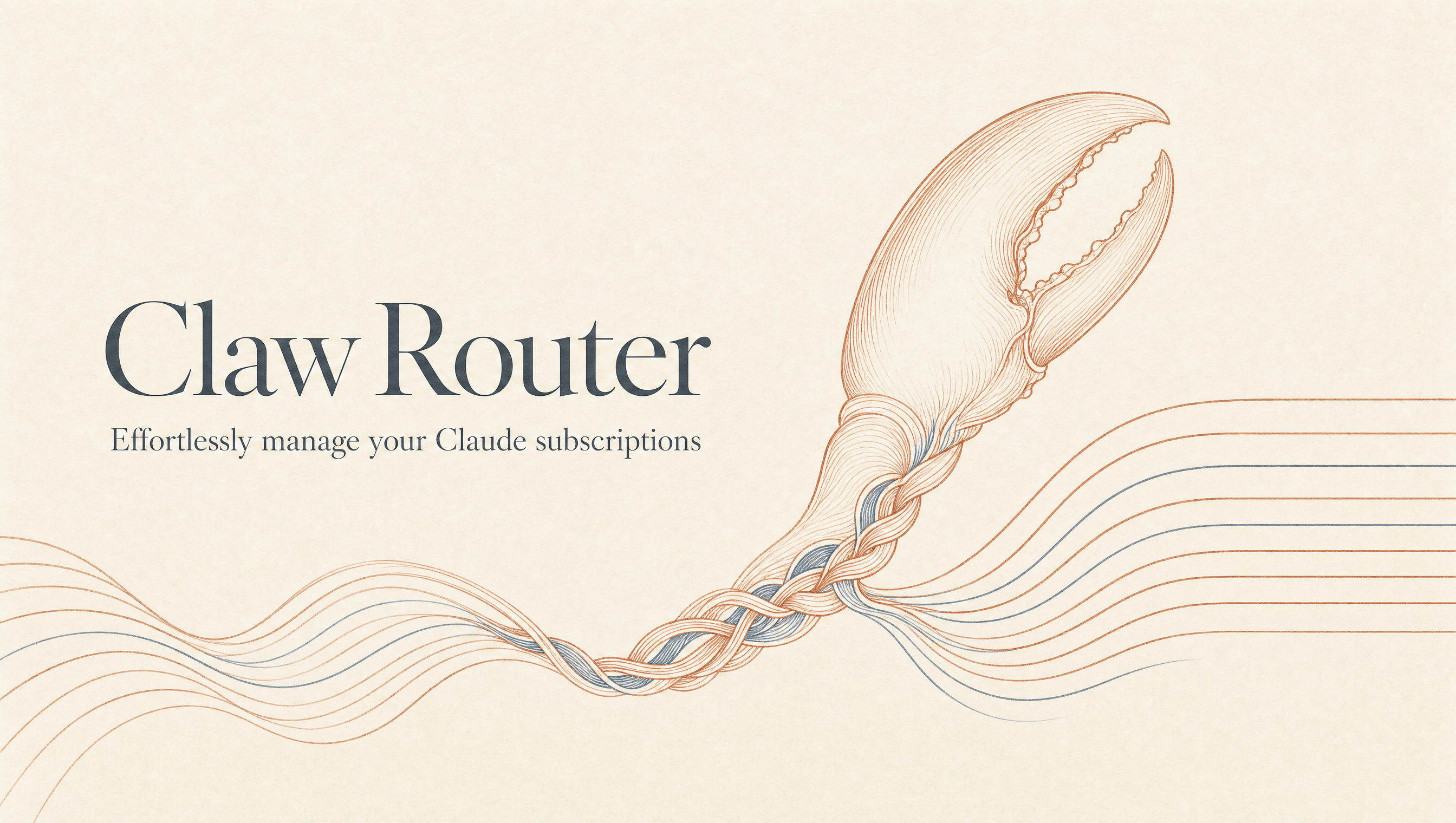 Claw Router — route Claude Code and OpenAI Codex accounts